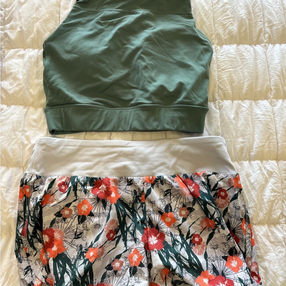 Senita Athletics Pocket Sports Bra Malibu Crop Green - Picture 2 of 6